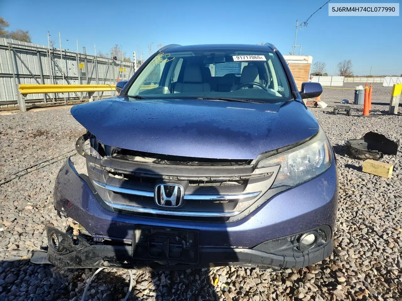 5J6RM4H74CL077990 2012 Honda Cr-V Exl