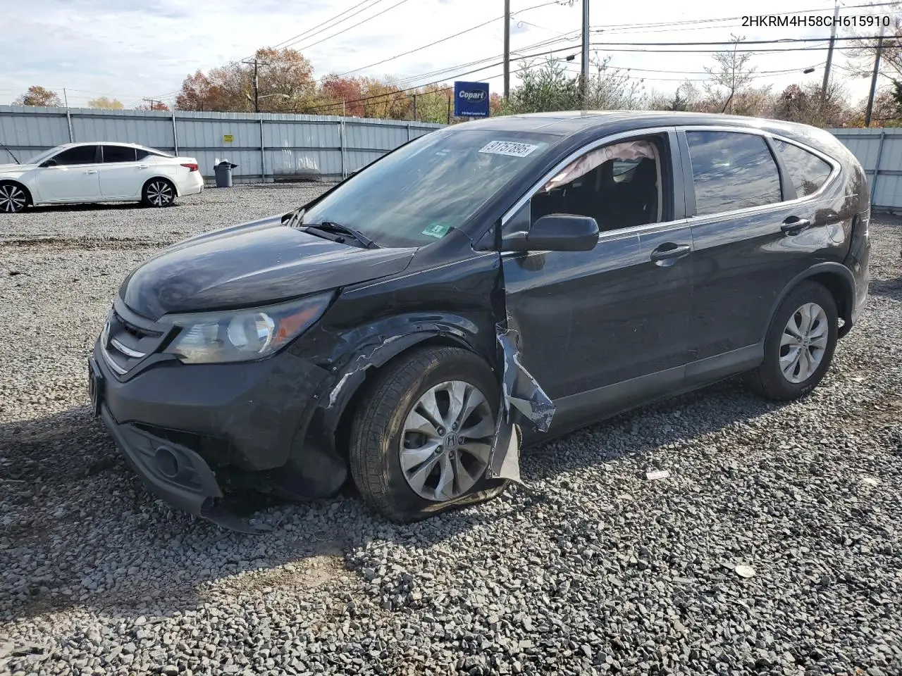 2HKRM4H58CH615910 2012 Honda Cr-V Ex