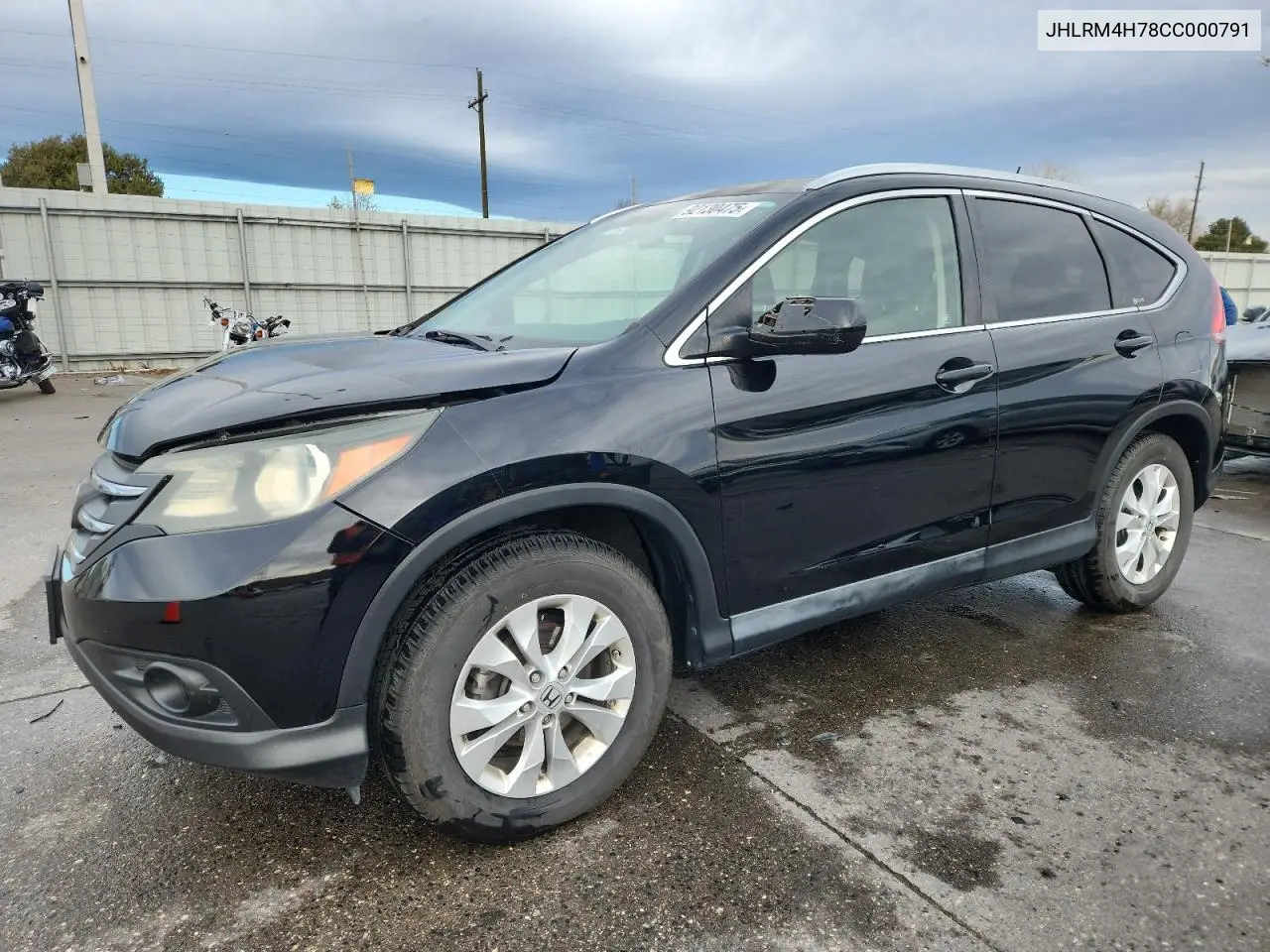 JHLRM4H78CC000791 2012 Honda Cr-V Exl