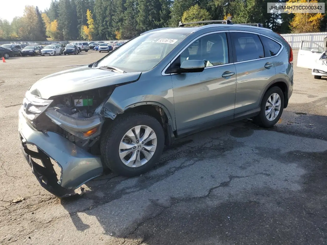JHLRM4H71CC000342 2012 Honda Cr-V Exl