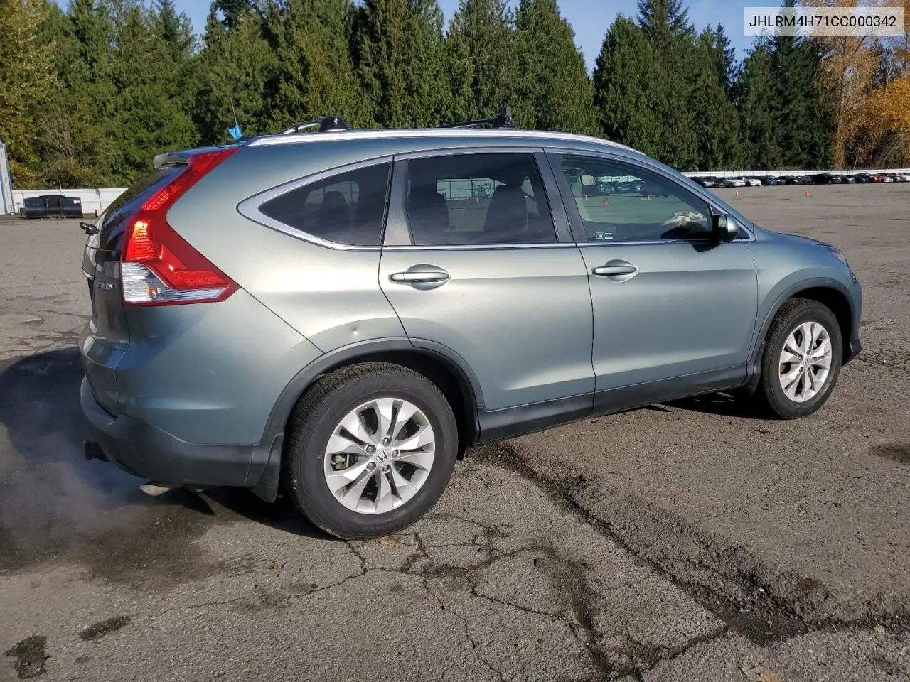 JHLRM4H71CC000342 2012 Honda Cr-V Exl