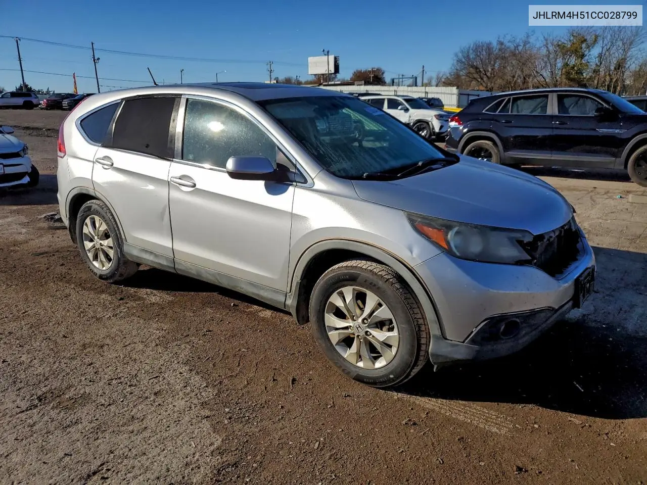 JHLRM4H51CC028799 2012 Honda Cr-V Ex