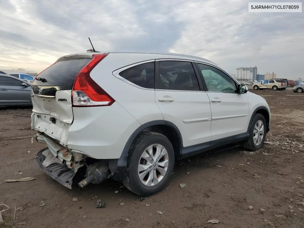 5J6RM4H71CL078059 2012 Honda Cr-V Exl