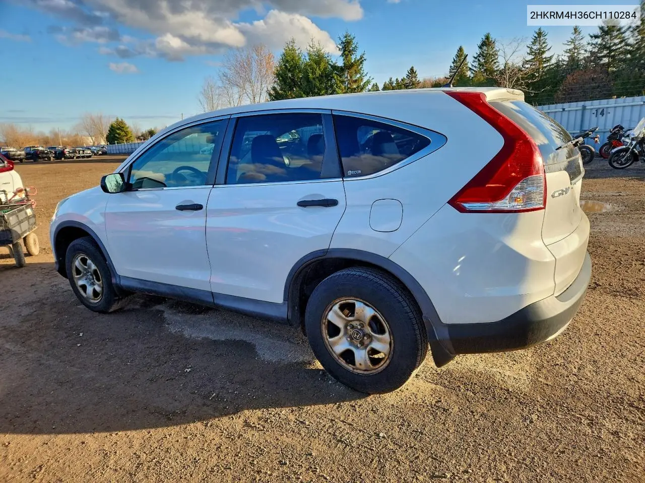 2HKRM4H36CH110284 2012 Honda Cr-V Lx