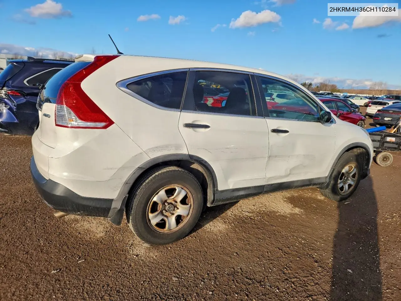 2HKRM4H36CH110284 2012 Honda Cr-V Lx