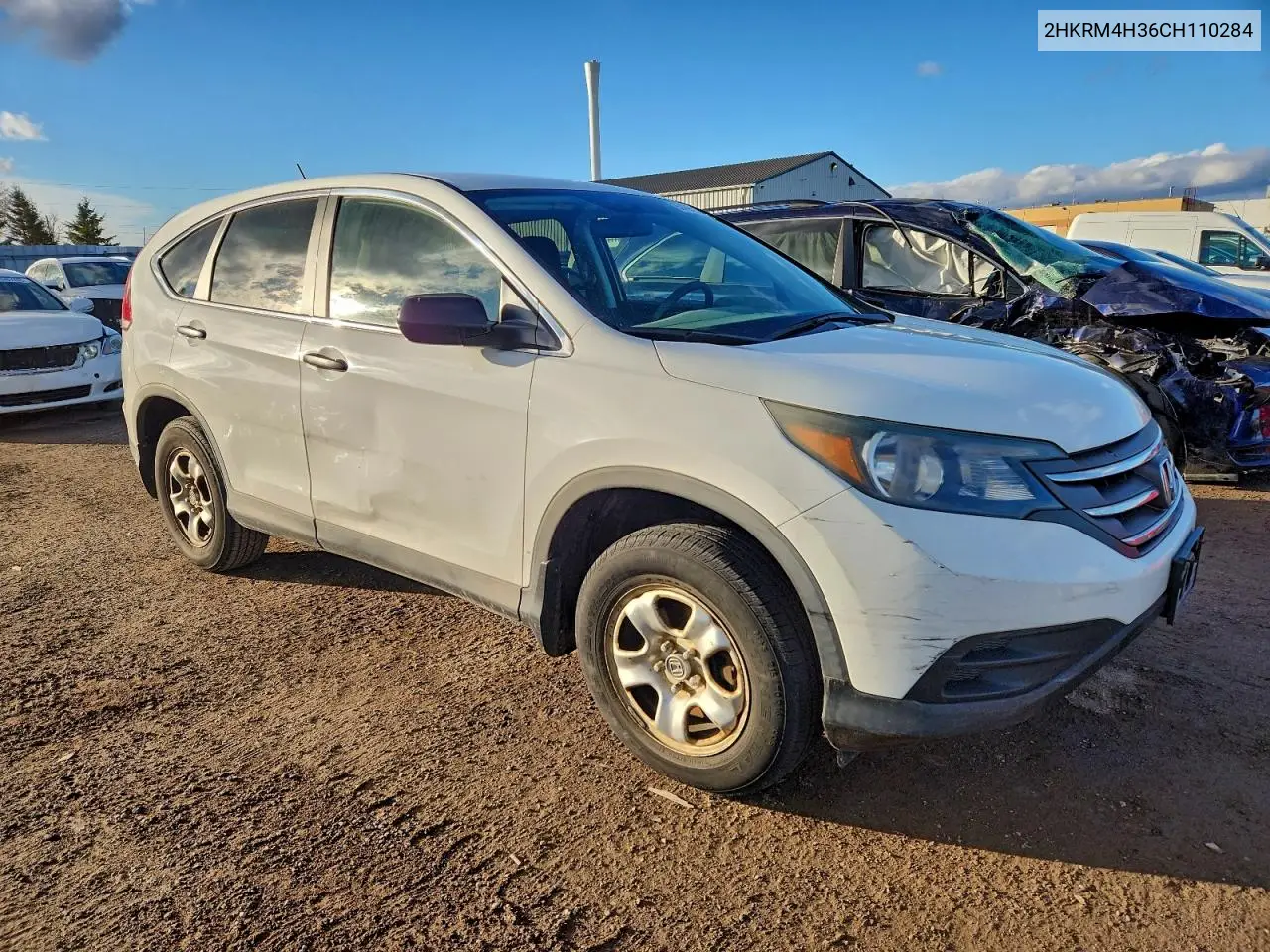 2HKRM4H36CH110284 2012 Honda Cr-V Lx