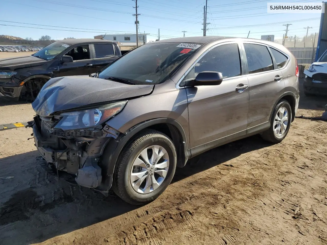 5J6RM4H54CL006450 2012 Honda Cr-V Ex