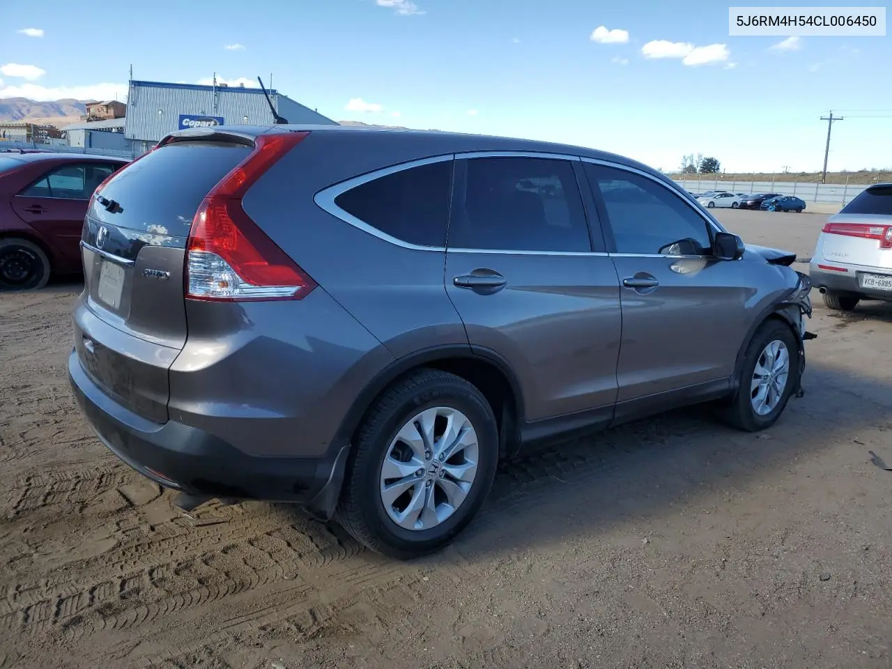 5J6RM4H54CL006450 2012 Honda Cr-V Ex