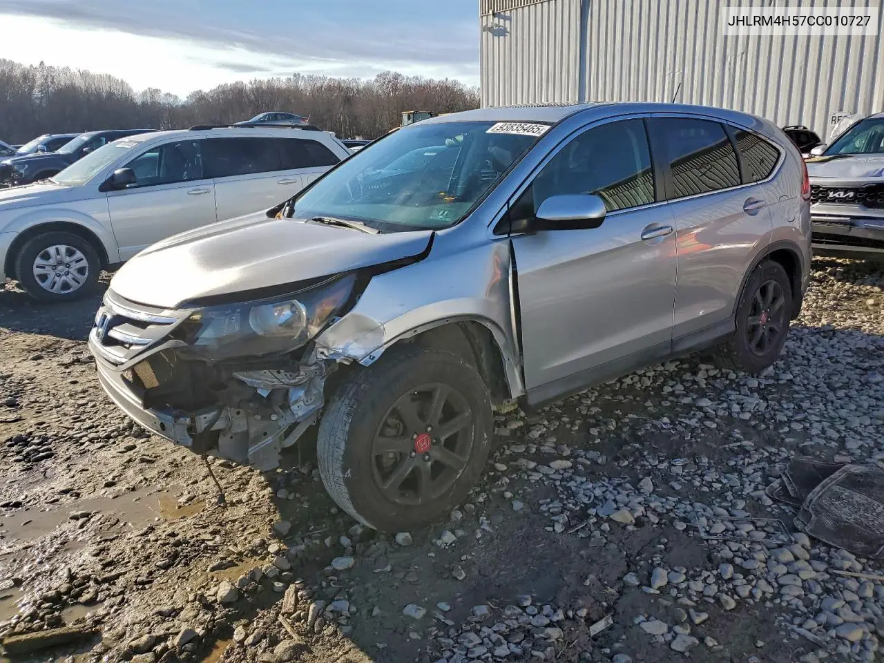 JHLRM4H57CC010727 2012 Honda Cr-V Ex