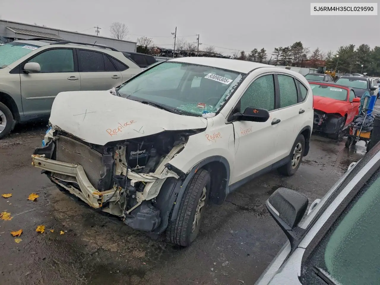 5J6RM4H35CL029590 2012 Honda Cr-V Lx