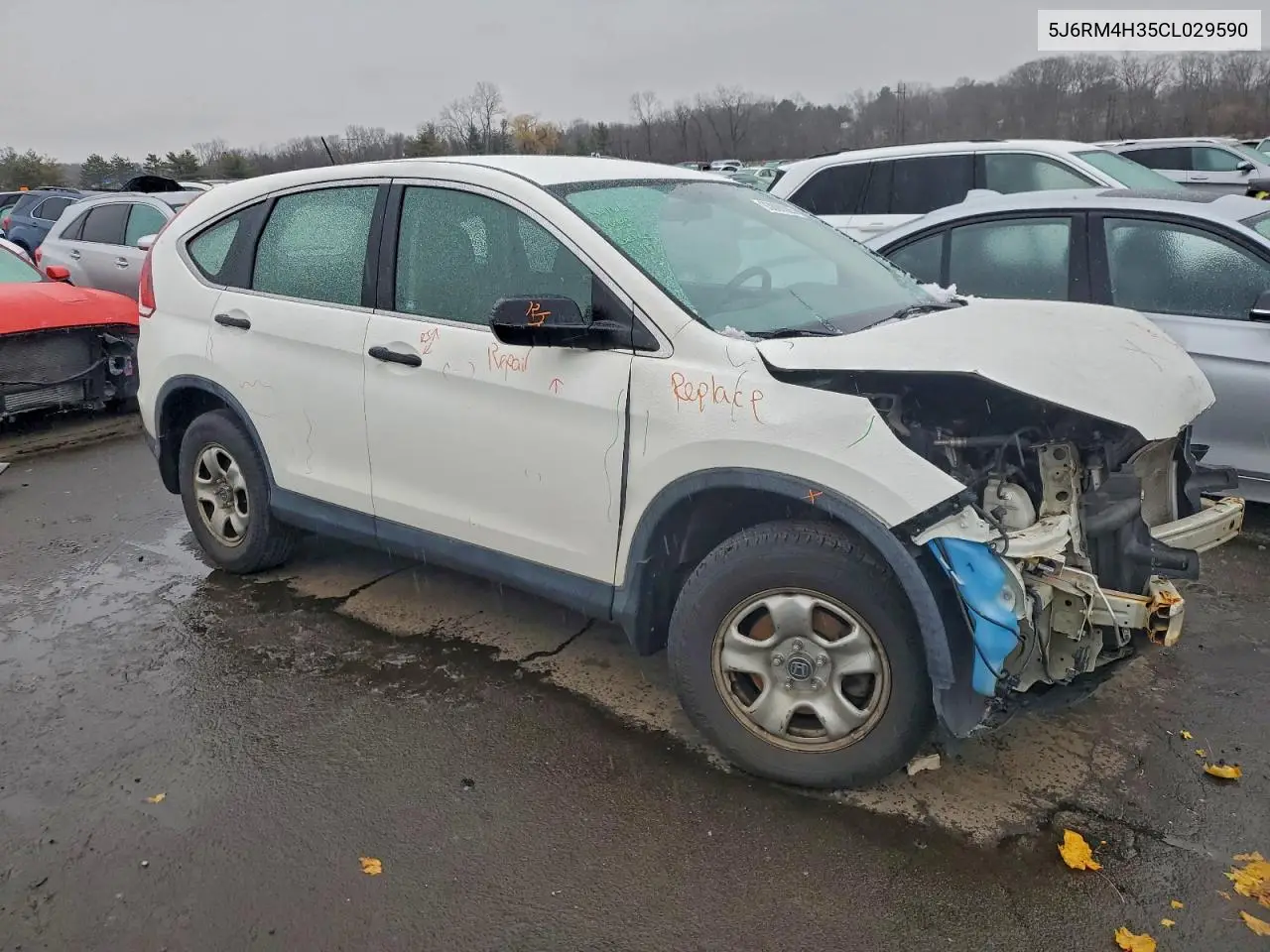 5J6RM4H35CL029590 2012 Honda Cr-V Lx