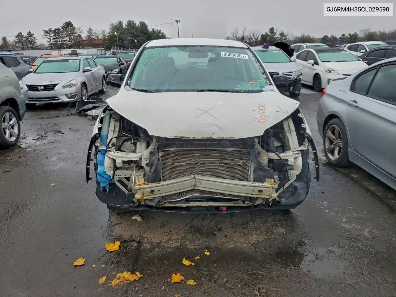 5J6RM4H35CL029590 2012 Honda Cr-V Lx