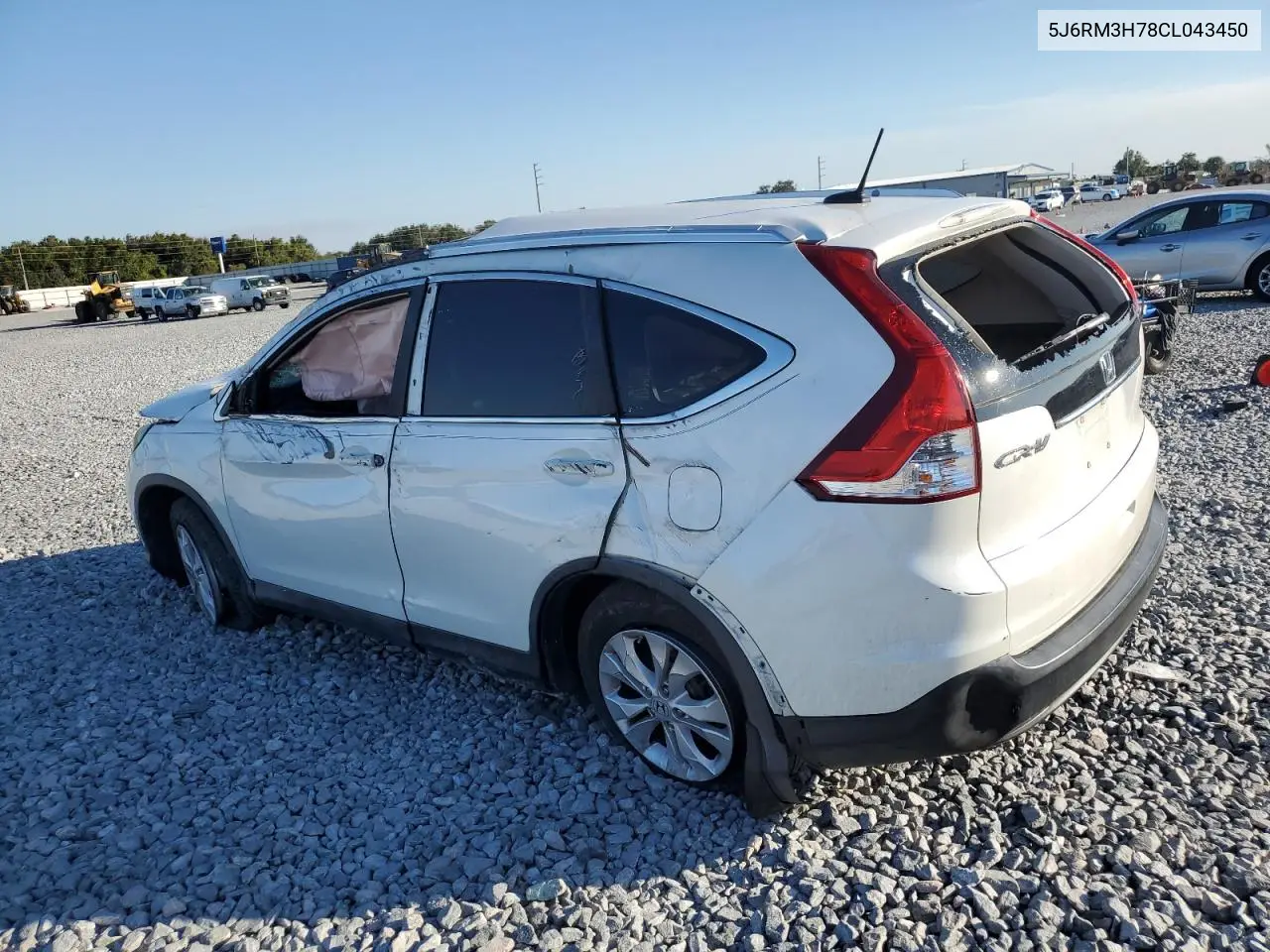 5J6RM3H78CL043450 2012 Honda Cr-V Exl
