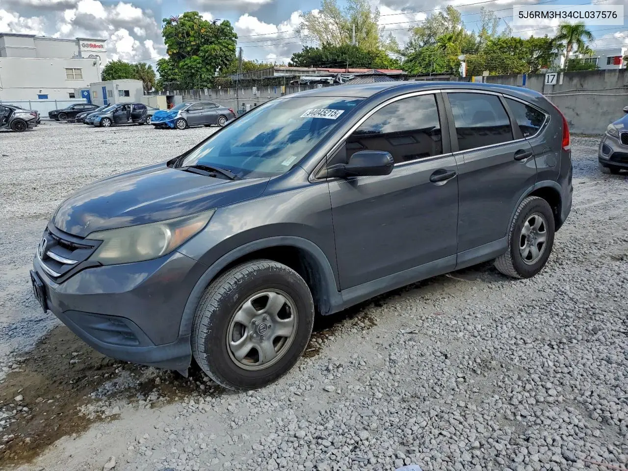 5J6RM3H34CL037576 2012 Honda Cr-V Lx