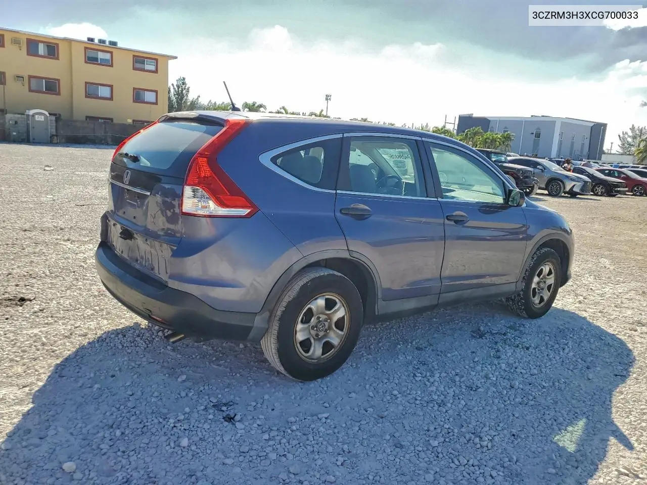 3CZRM3H3XCG700033 2012 Honda Cr-V Lx