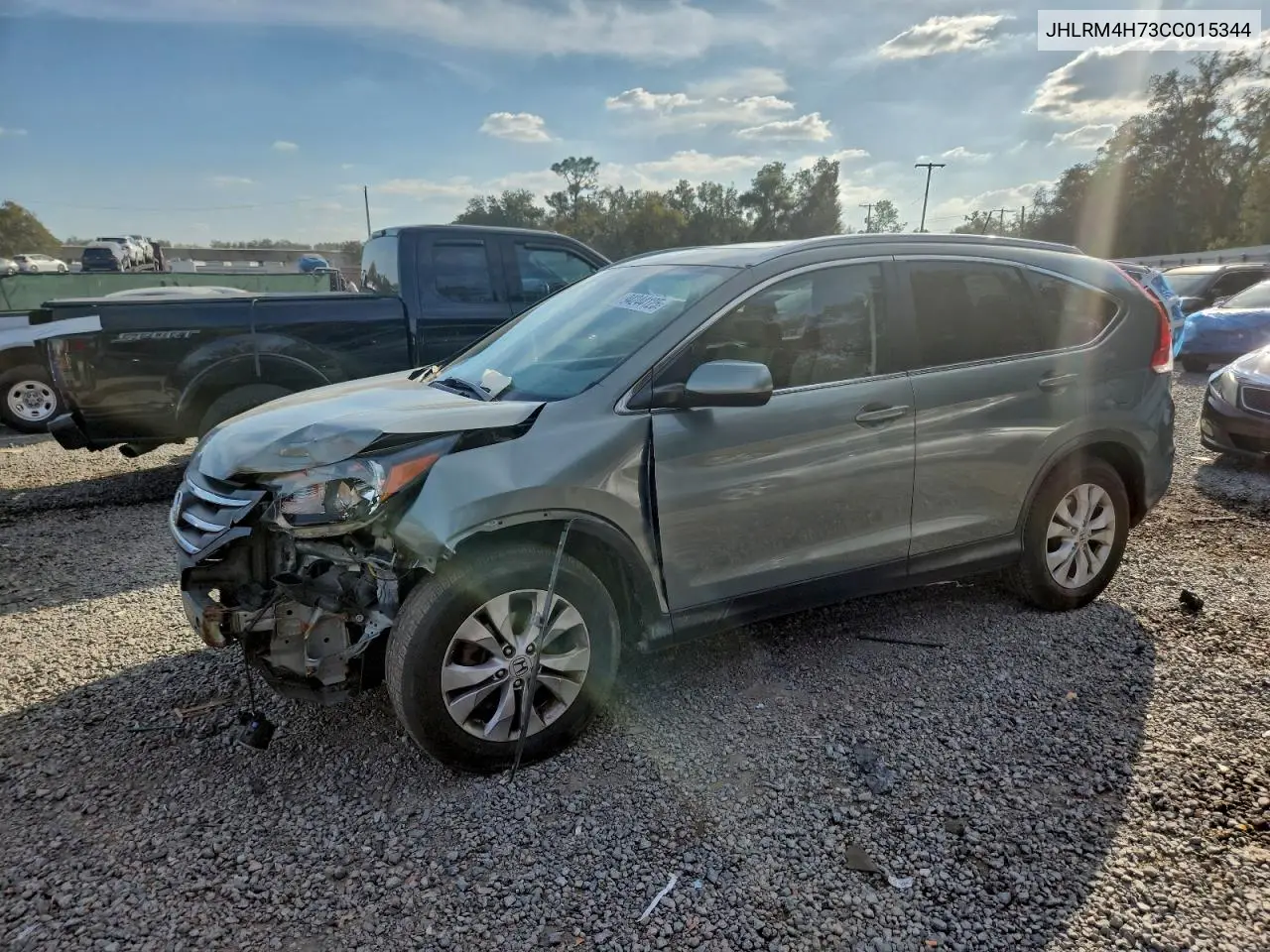 JHLRM4H73CC015344 2012 Honda Cr-V Exl