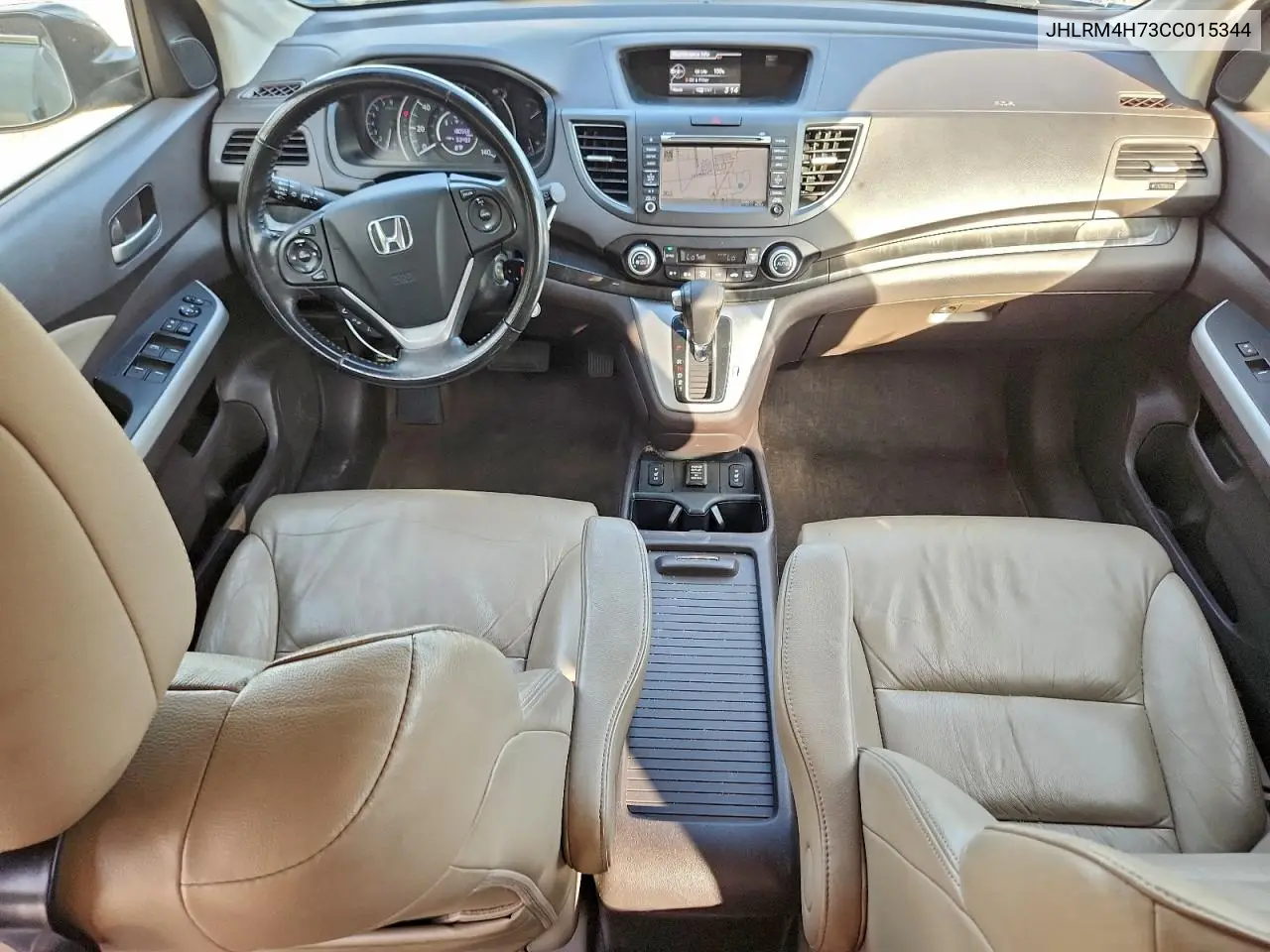 JHLRM4H73CC015344 2012 Honda Cr-V Exl