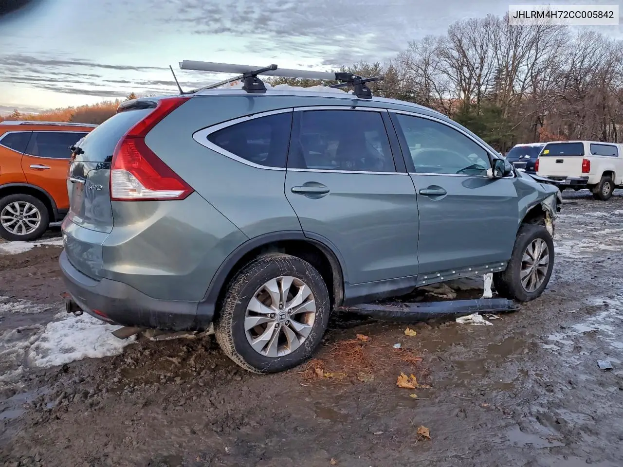 JHLRM4H72CC005842 2012 Honda Cr-V Exl