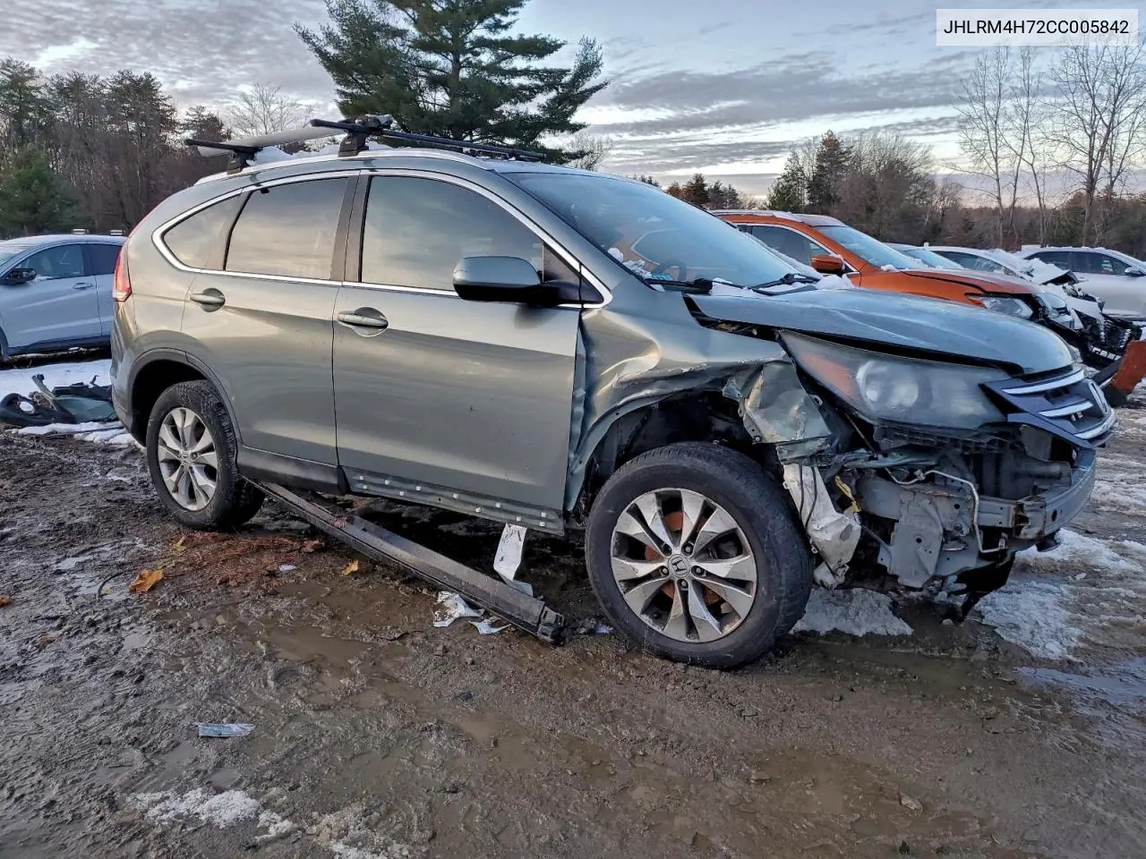 JHLRM4H72CC005842 2012 Honda Cr-V Exl