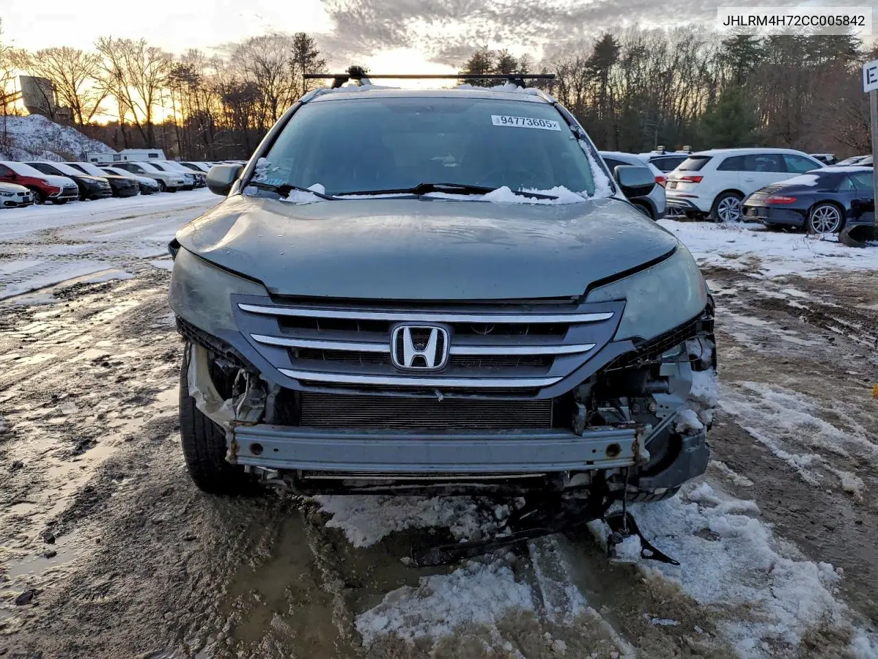 JHLRM4H72CC005842 2012 Honda Cr-V Exl