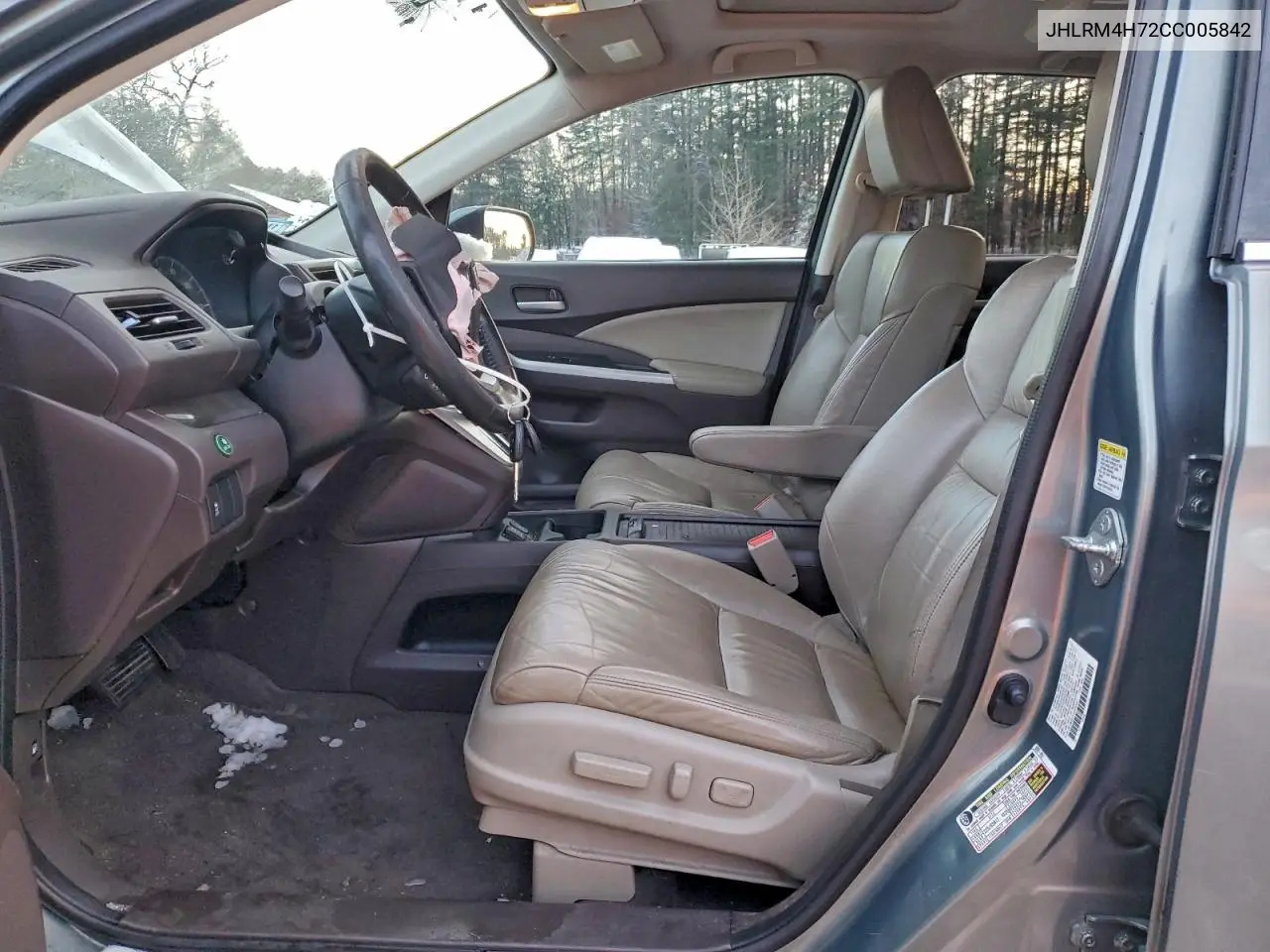JHLRM4H72CC005842 2012 Honda Cr-V Exl
