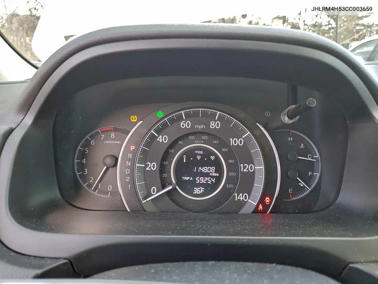 JHLRM4H53CC003659 2012 Honda Cr-V Ex