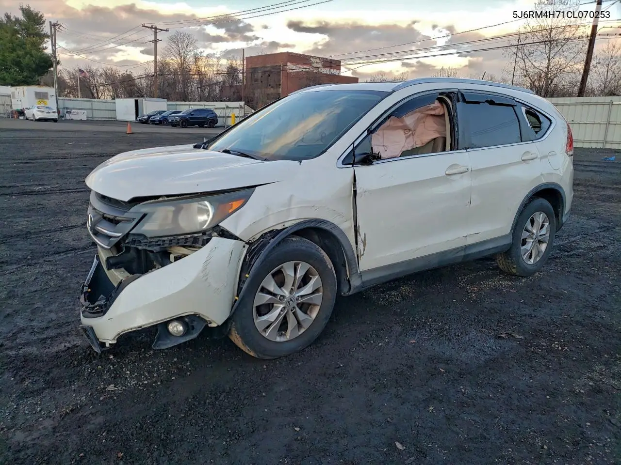 5J6RM4H71CL070253 2012 Honda Cr-V Exl