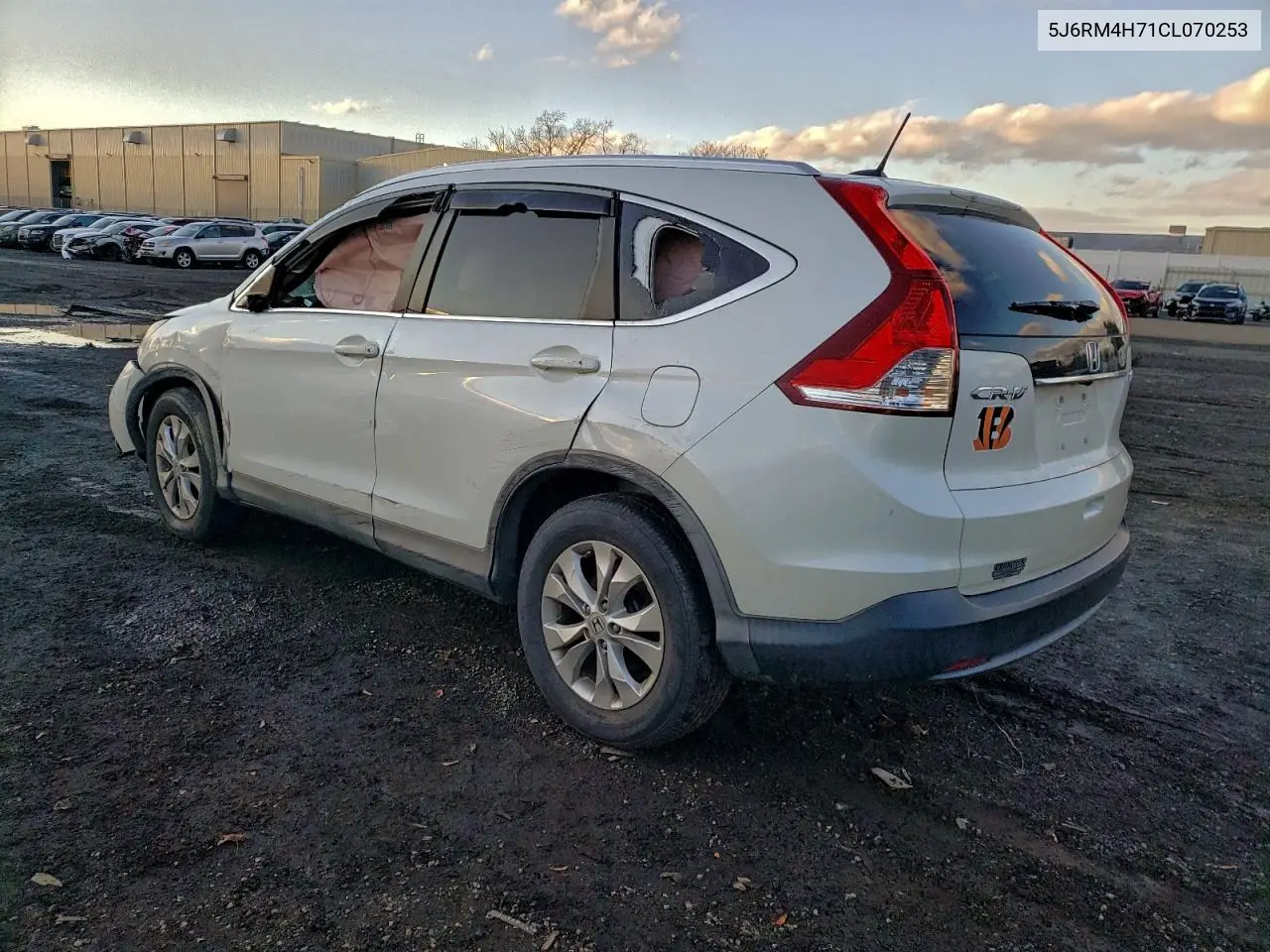 5J6RM4H71CL070253 2012 Honda Cr-V Exl