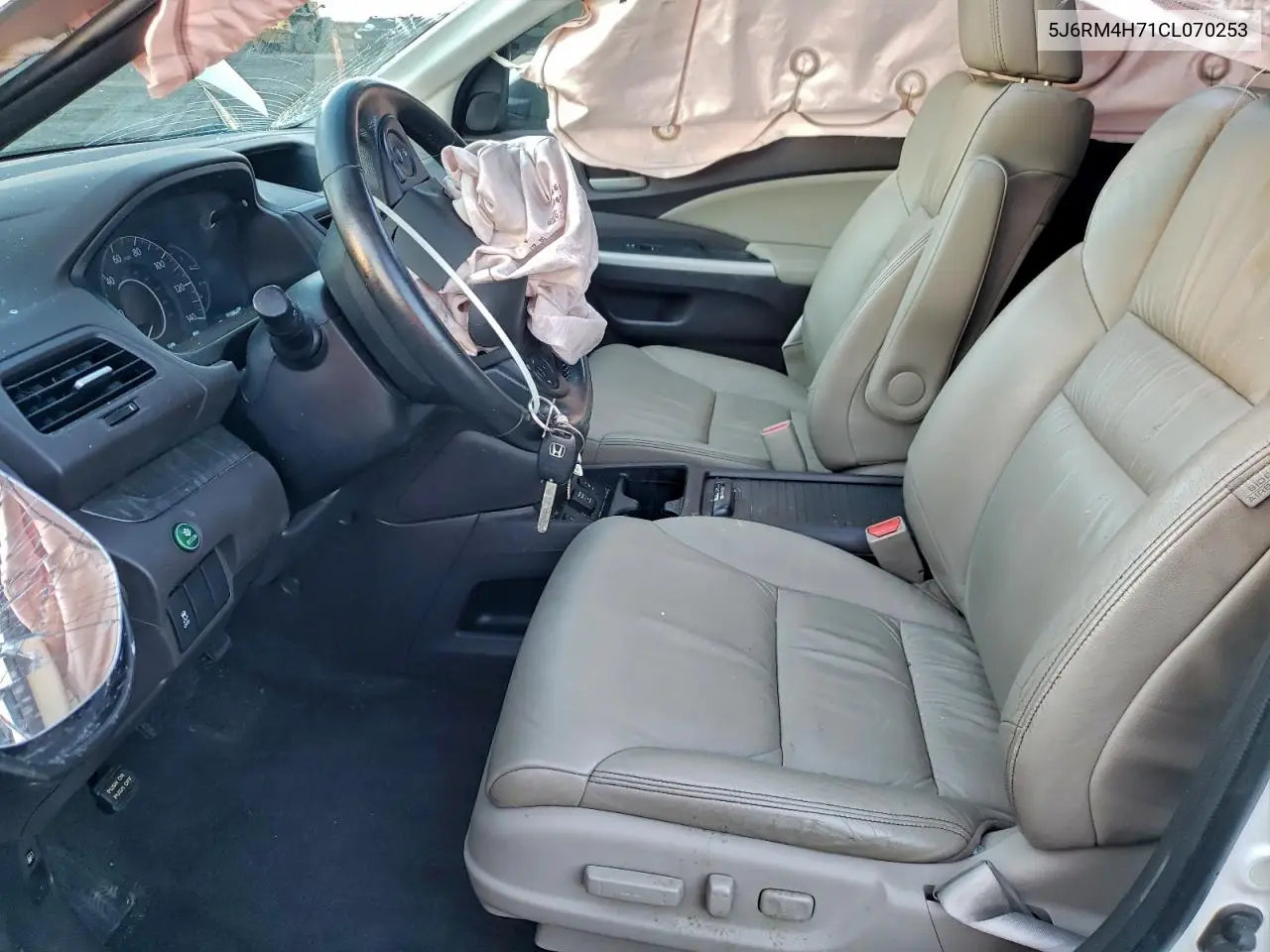 5J6RM4H71CL070253 2012 Honda Cr-V Exl