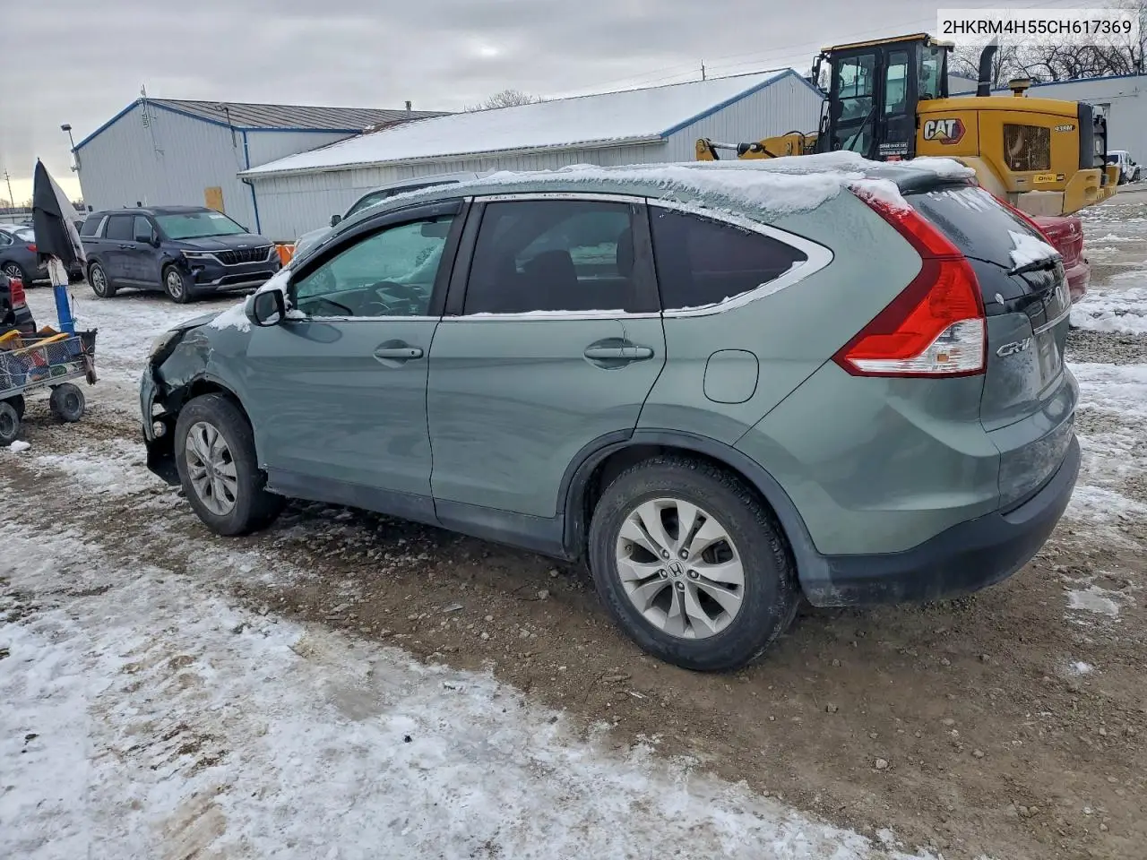 2HKRM4H55CH617369 2012 Honda Cr-V Ex