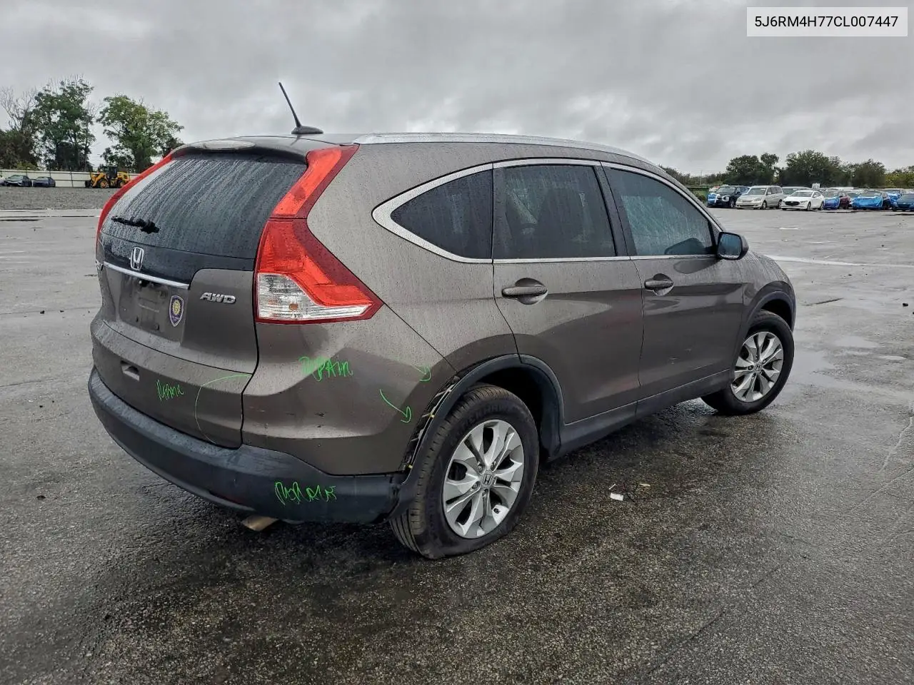 5J6RM4H77CL007447 2012 Honda Cr-V Exl