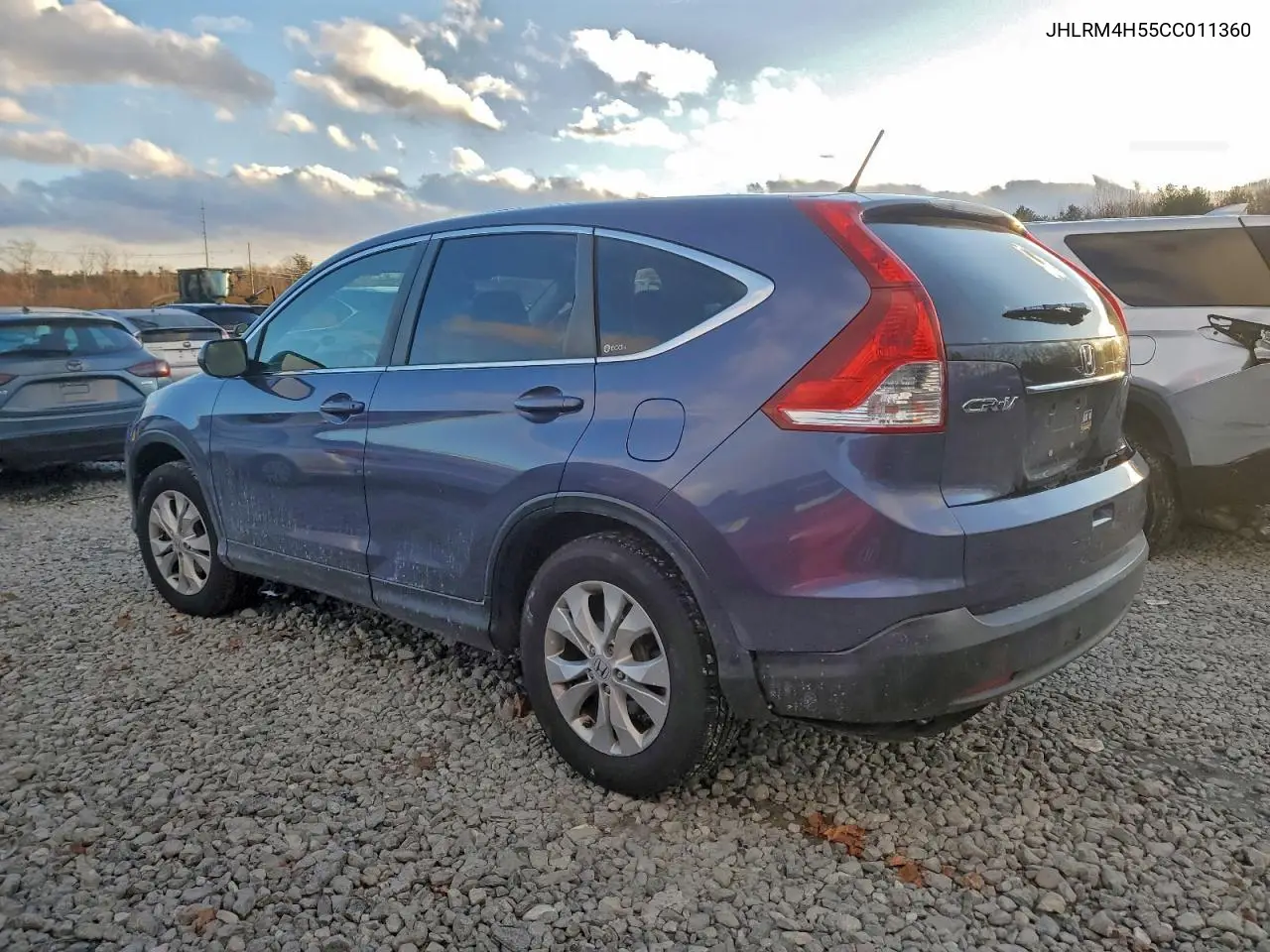 JHLRM4H55CC011360 2012 Honda Cr-V Ex