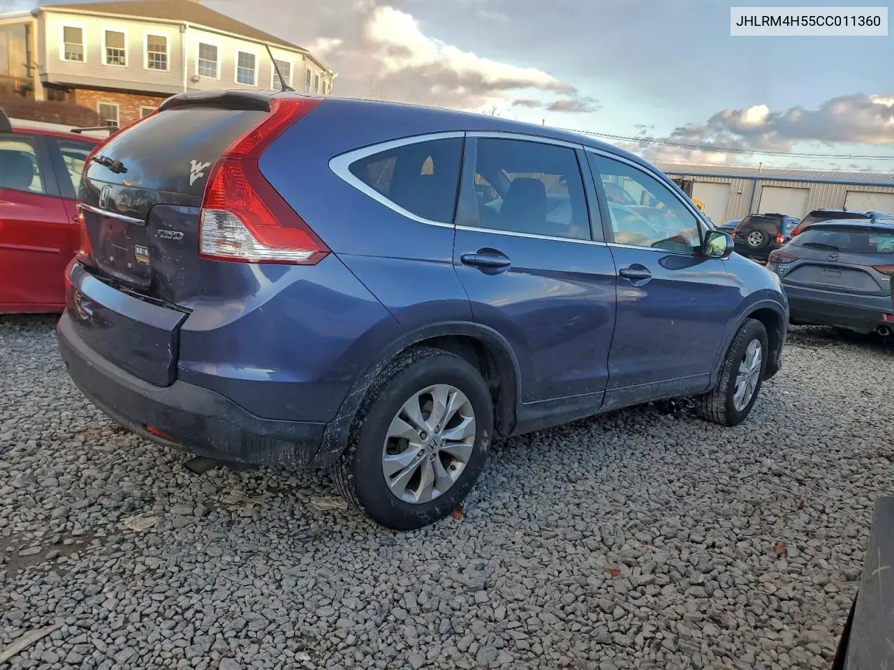 JHLRM4H55CC011360 2012 Honda Cr-V Ex