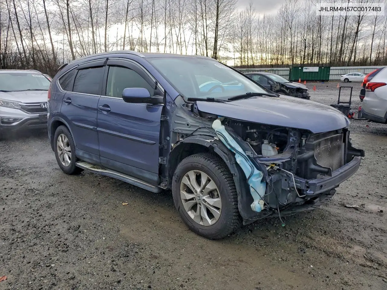 JHLRM4H57CC017483 2012 Honda Cr-V Ex