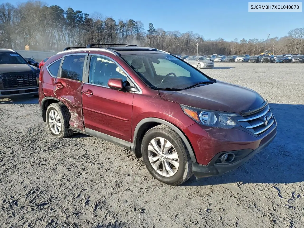 5J6RM3H7XCL040873 2012 Honda Cr-V Exl