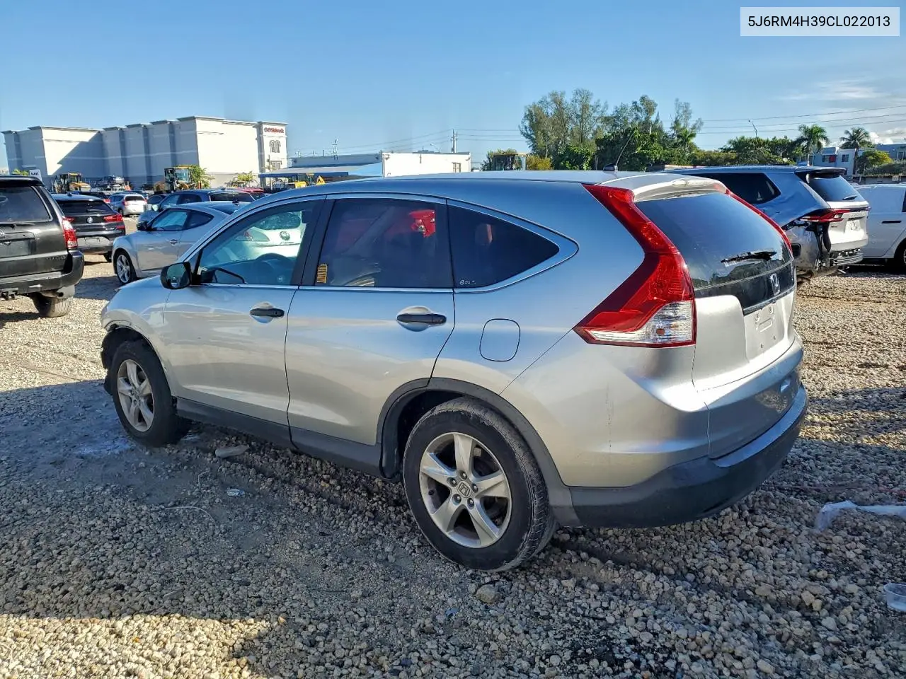 5J6RM4H39CL022013 2012 Honda Cr-V Lx
