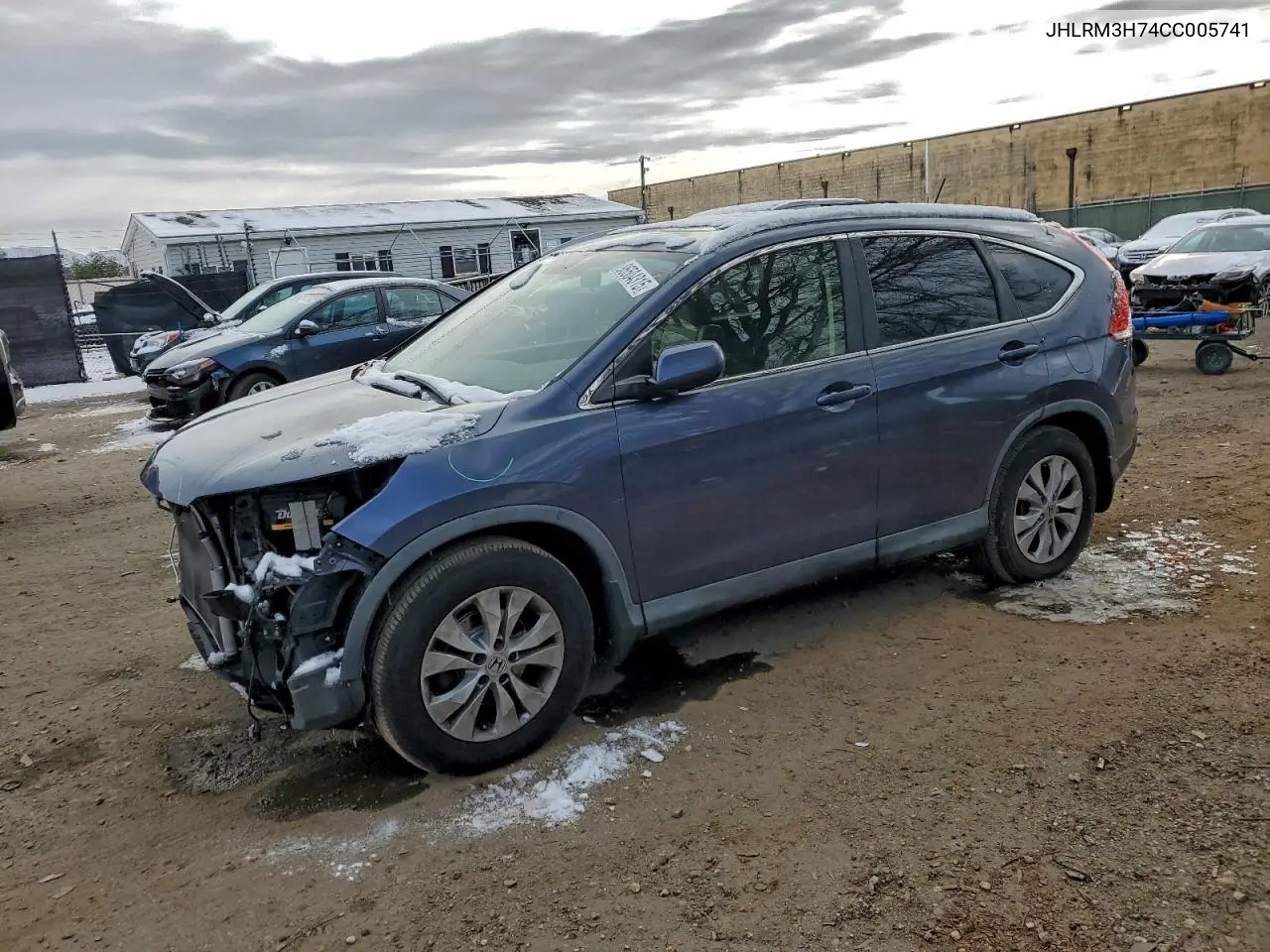 JHLRM3H74CC005741 2012 Honda Cr-V Exl