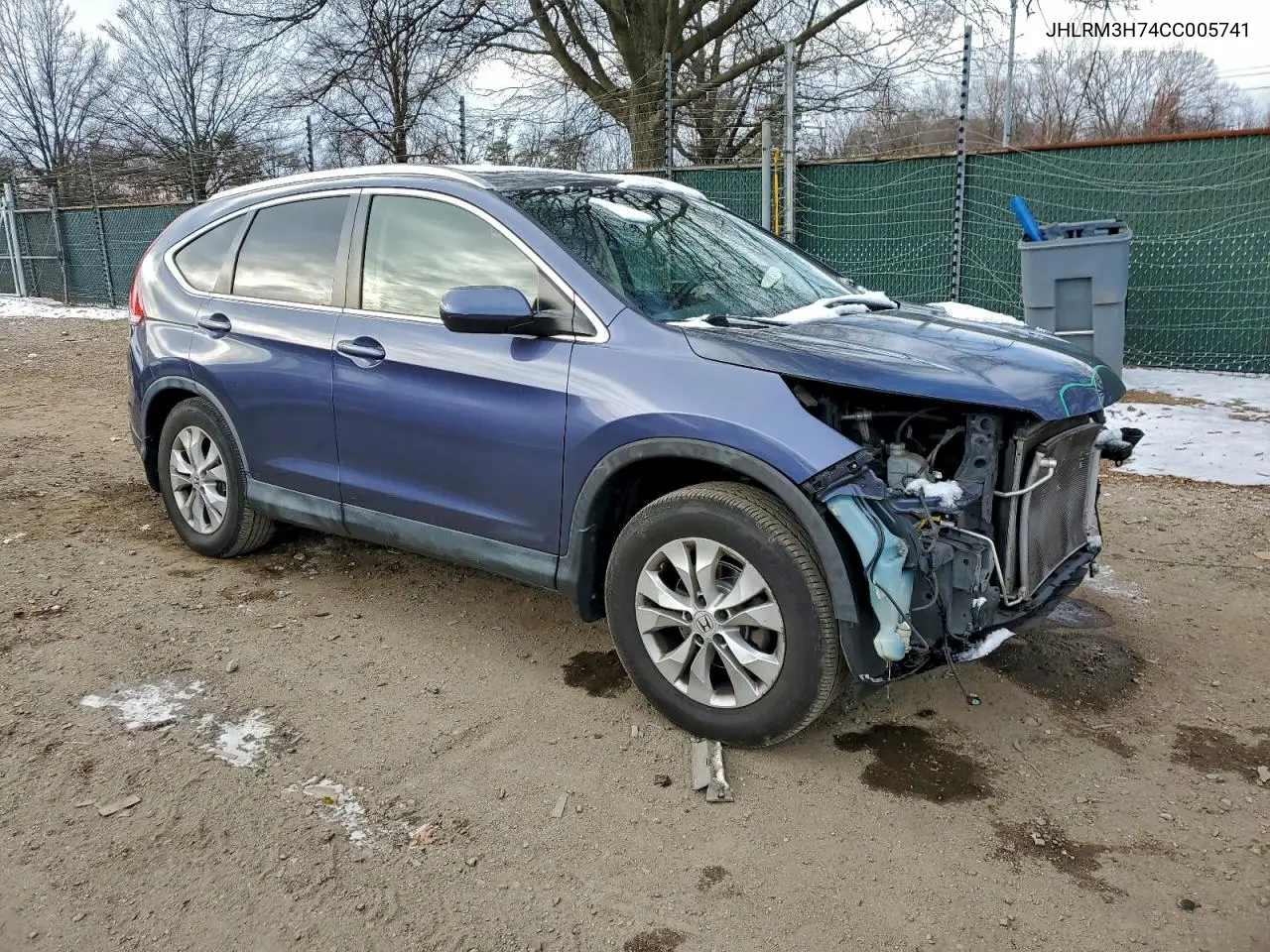 JHLRM3H74CC005741 2012 Honda Cr-V Exl