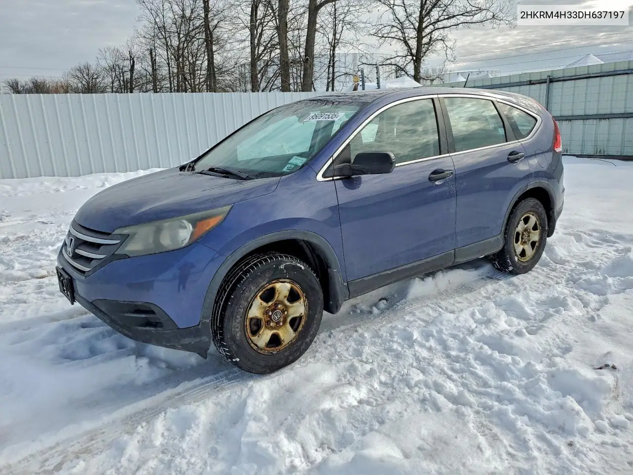 2HKRM4H33DH637197 2013 Honda Cr-V Lx