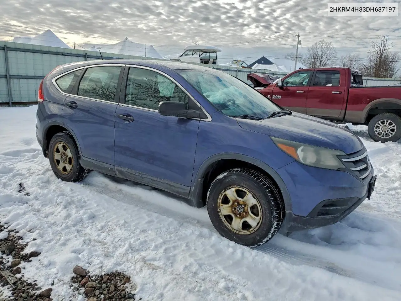 2HKRM4H33DH637197 2013 Honda Cr-V Lx