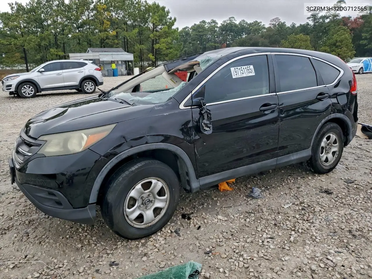 3CZRM3H32DG712565 2013 Honda Cr-V Lx