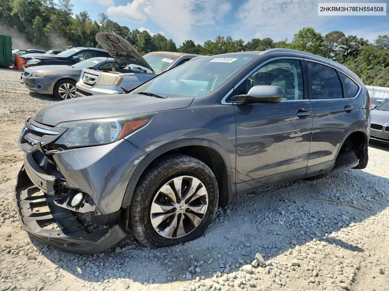 2HKRM3H78EH554508 2014 Honda Cr-V Exl