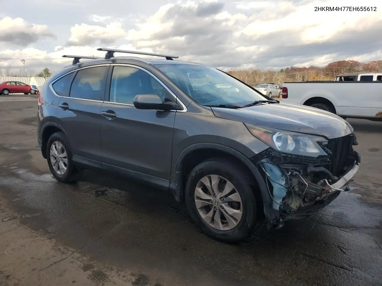 2HKRM4H77EH655612 2014 Honda Cr-V Exl