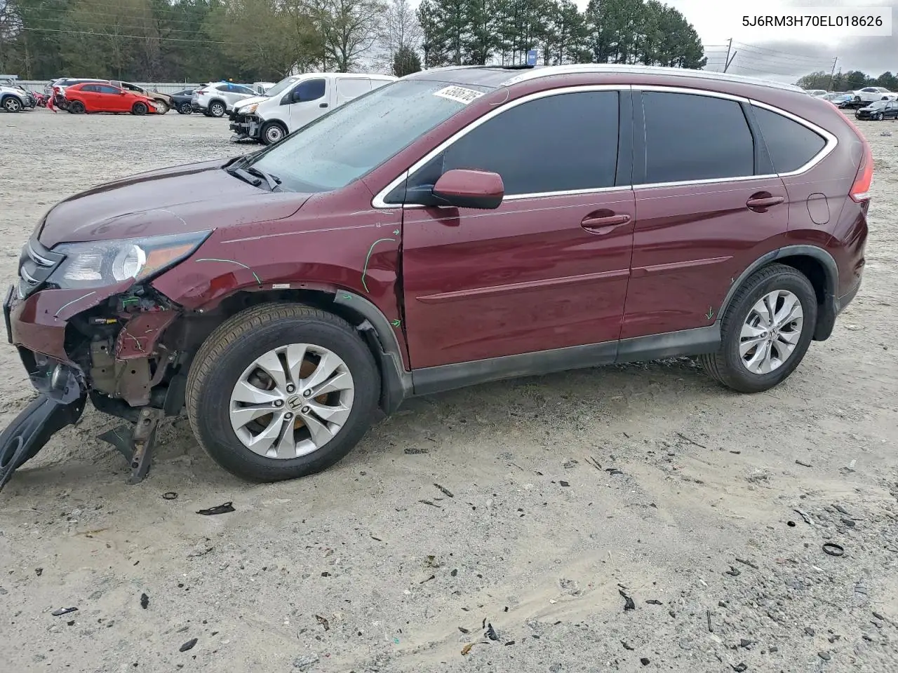 5J6RM3H70EL018626 2014 Honda Cr-V Exl
