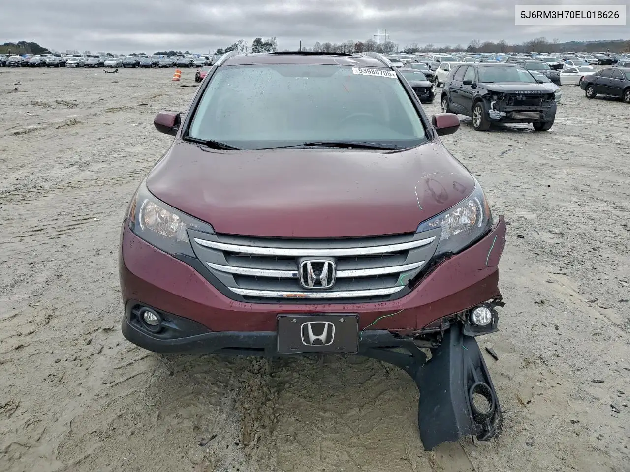 5J6RM3H70EL018626 2014 Honda Cr-V Exl