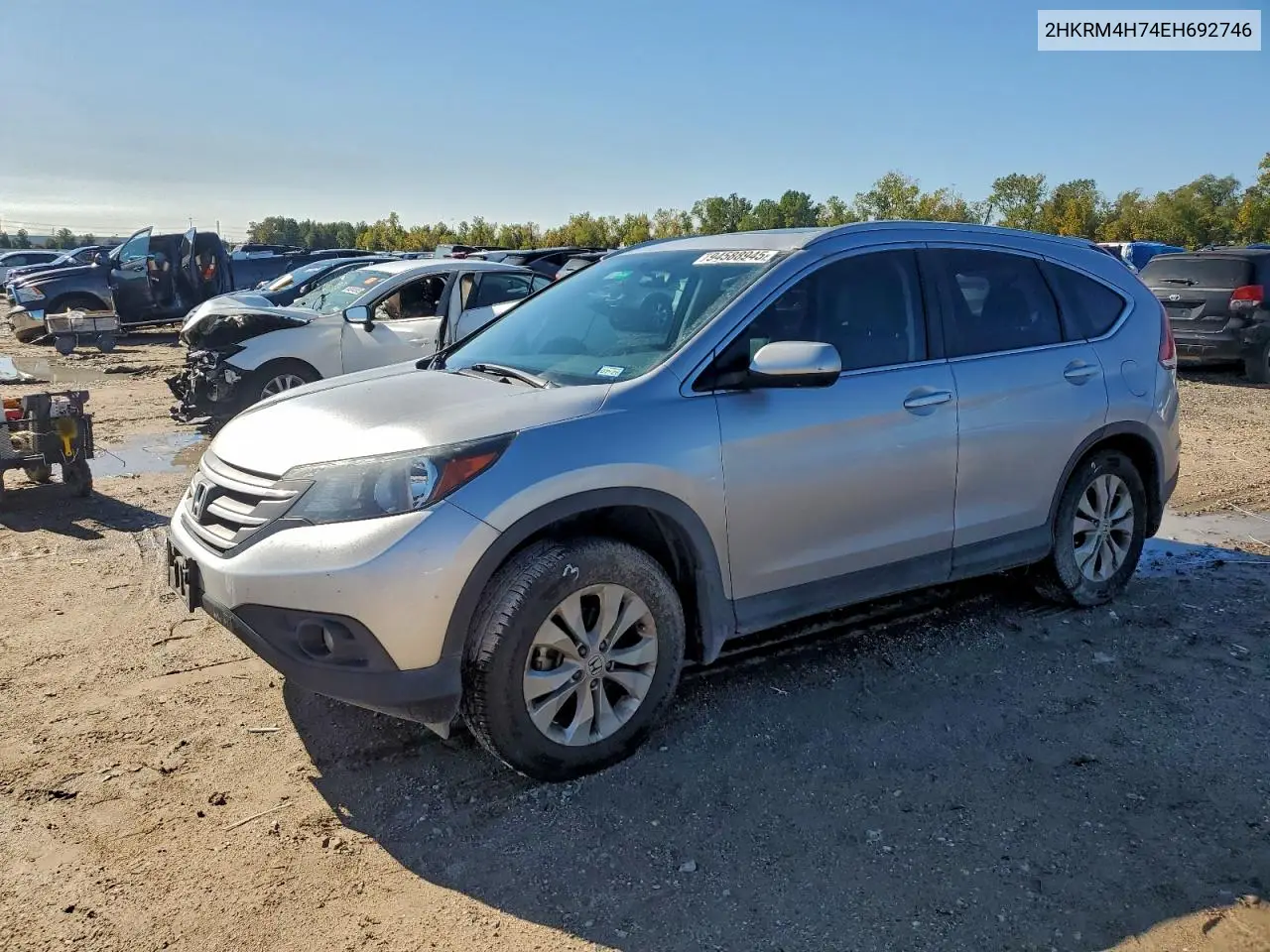 2HKRM4H74EH692746 2014 Honda Cr-V Exl