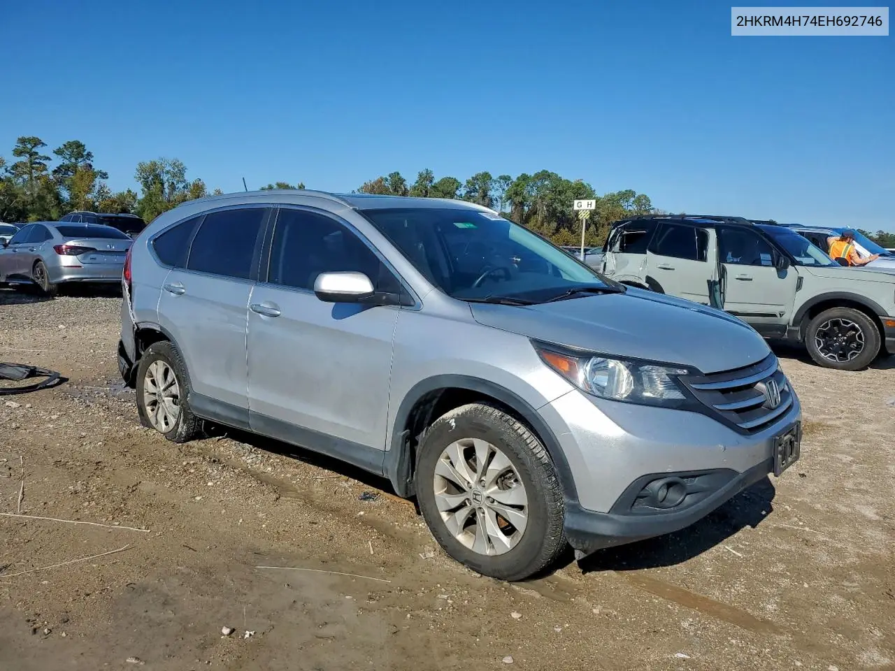 2HKRM4H74EH692746 2014 Honda Cr-V Exl