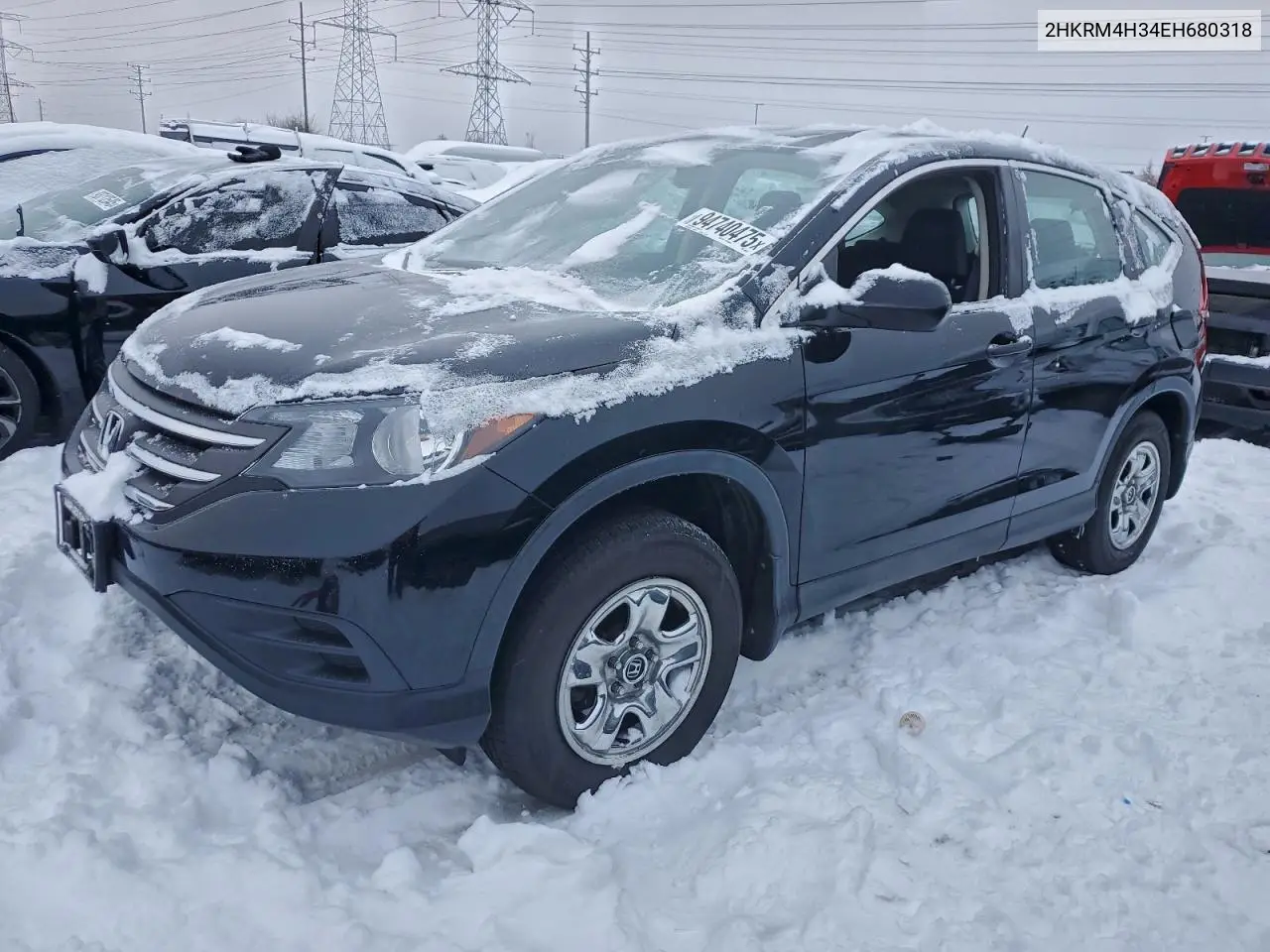 2HKRM4H34EH680318 2014 Honda Cr-V Lx
