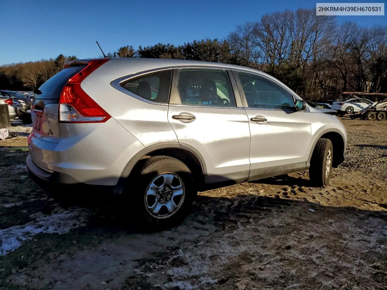 2HKRM4H39EH670531 2014 Honda Cr-V Lx