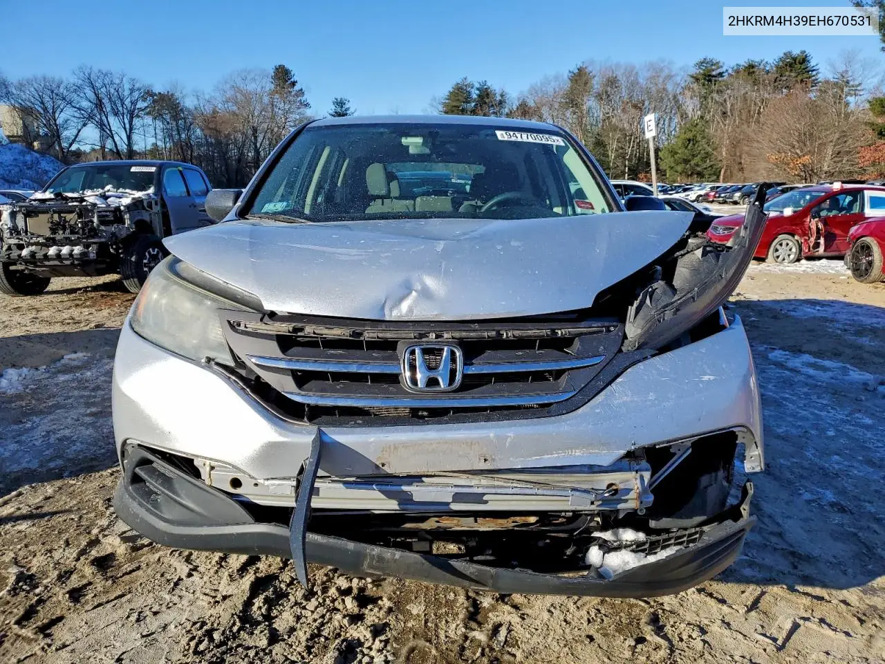 2HKRM4H39EH670531 2014 Honda Cr-V Lx